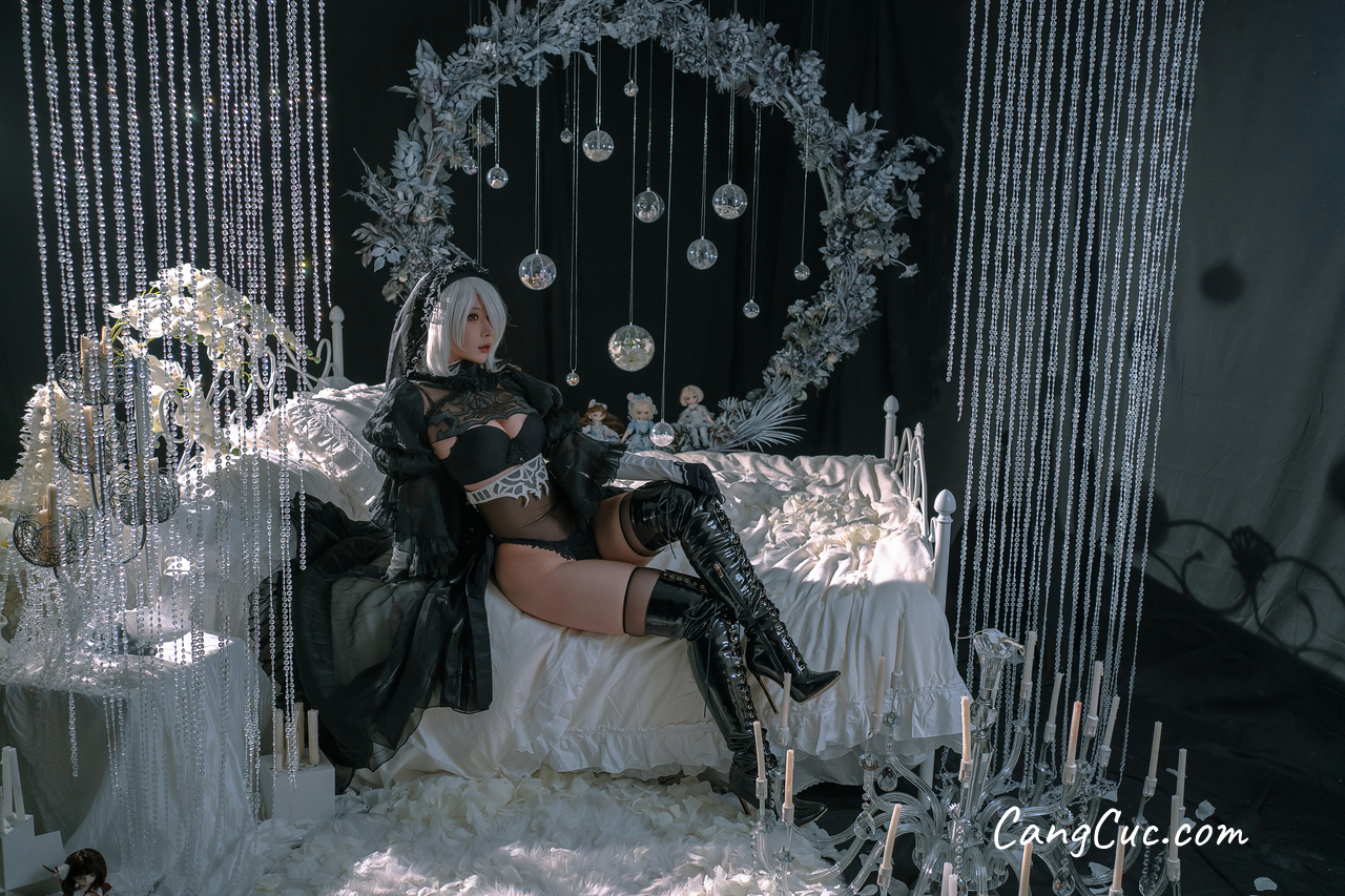 Coser@云溪溪 (Yunx1x1) & 奶桃 – 2B本 YoRHa No.2 Type B 上 ảnh 141